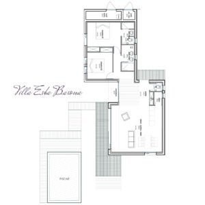 Plan villa Erba Barona